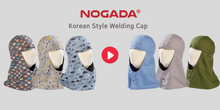 Load and play video in Gallery viewer, [NOGADA] Korean Style Welding Cap (Dark Gray-Skull Edition)
