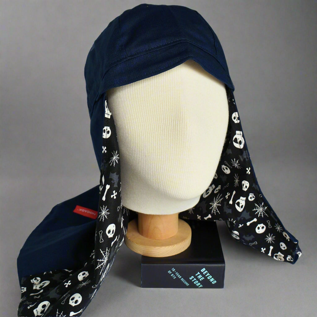 NOGADA] K-Style Welding Cap(Navy-Skull)