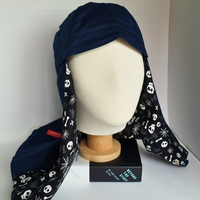 [NOGADA] K-Style Welding Cap(Navy-Skull)